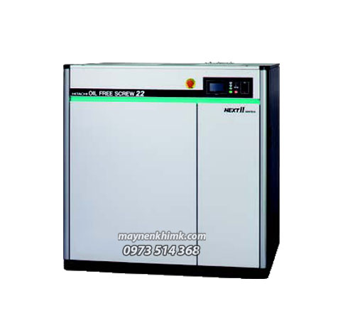 Máy nén khí Hitachi trục vít không dầu một cấp (15-55Kw)