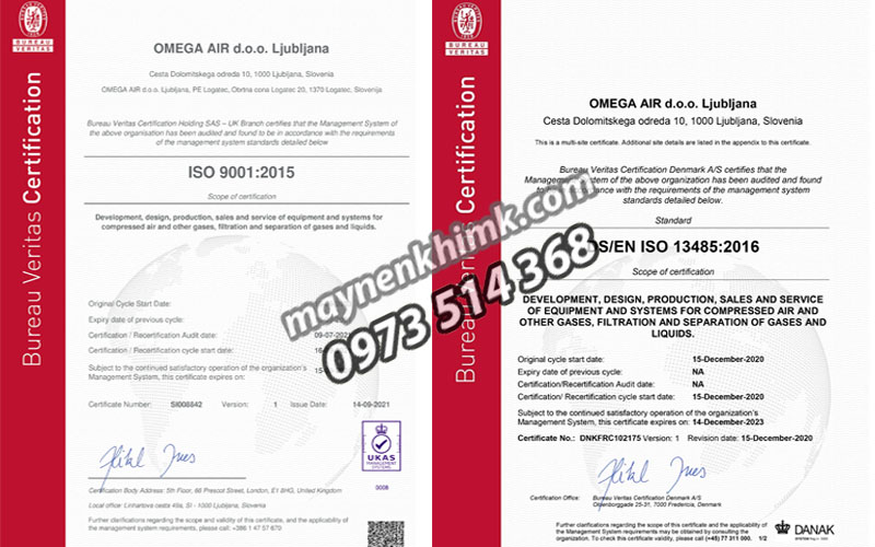 Chứng Chỉ Omega Air