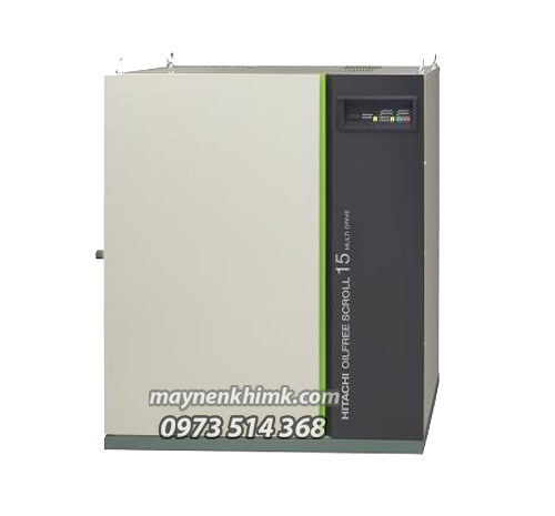 Máy nén khí Hitachi trục xoắn không dầu (1,5 - 33KW)